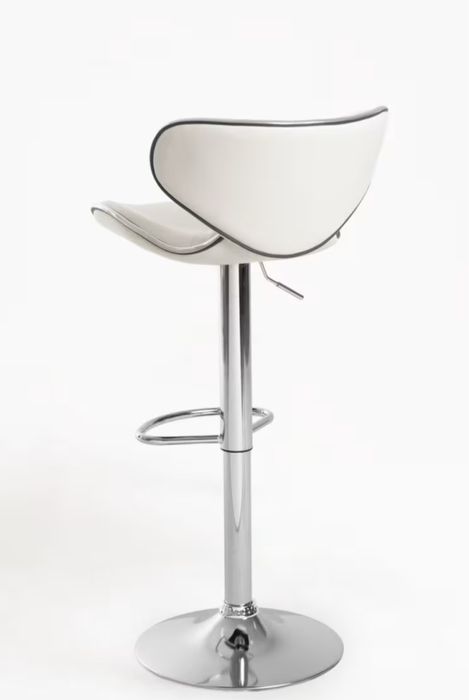 2 Bancos altos/bar hidráulicos - Branco - Novo (caixa)