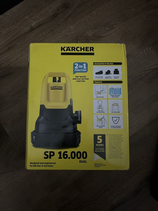 NOWA Pompa karcher SP 16.000 Dual 2w1 + wąż gratis
