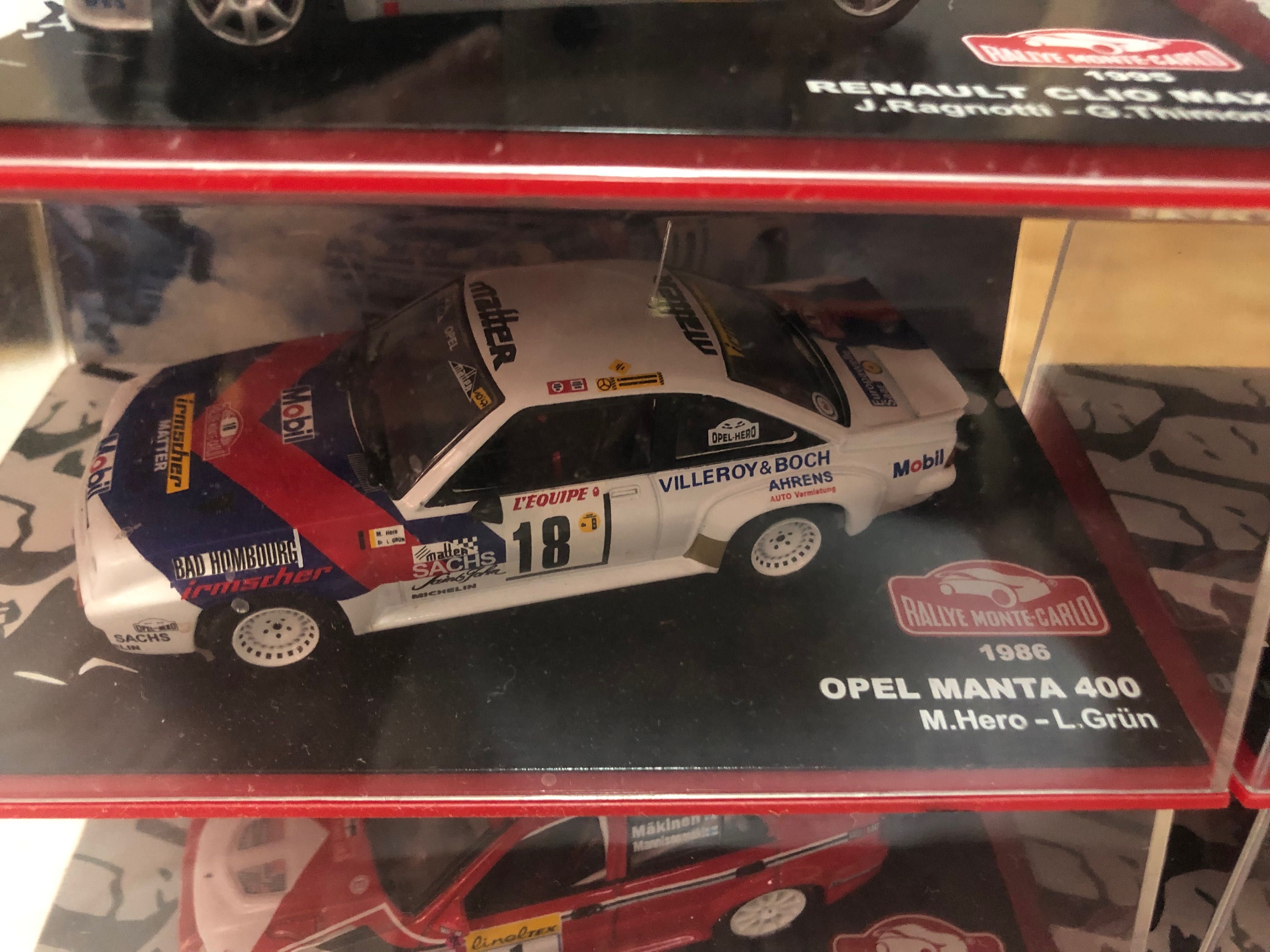 Miniaturas 8 carros Rallye Monte Carlo