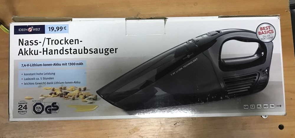 Акумуляторний портативний пилосос IDEEN WELT