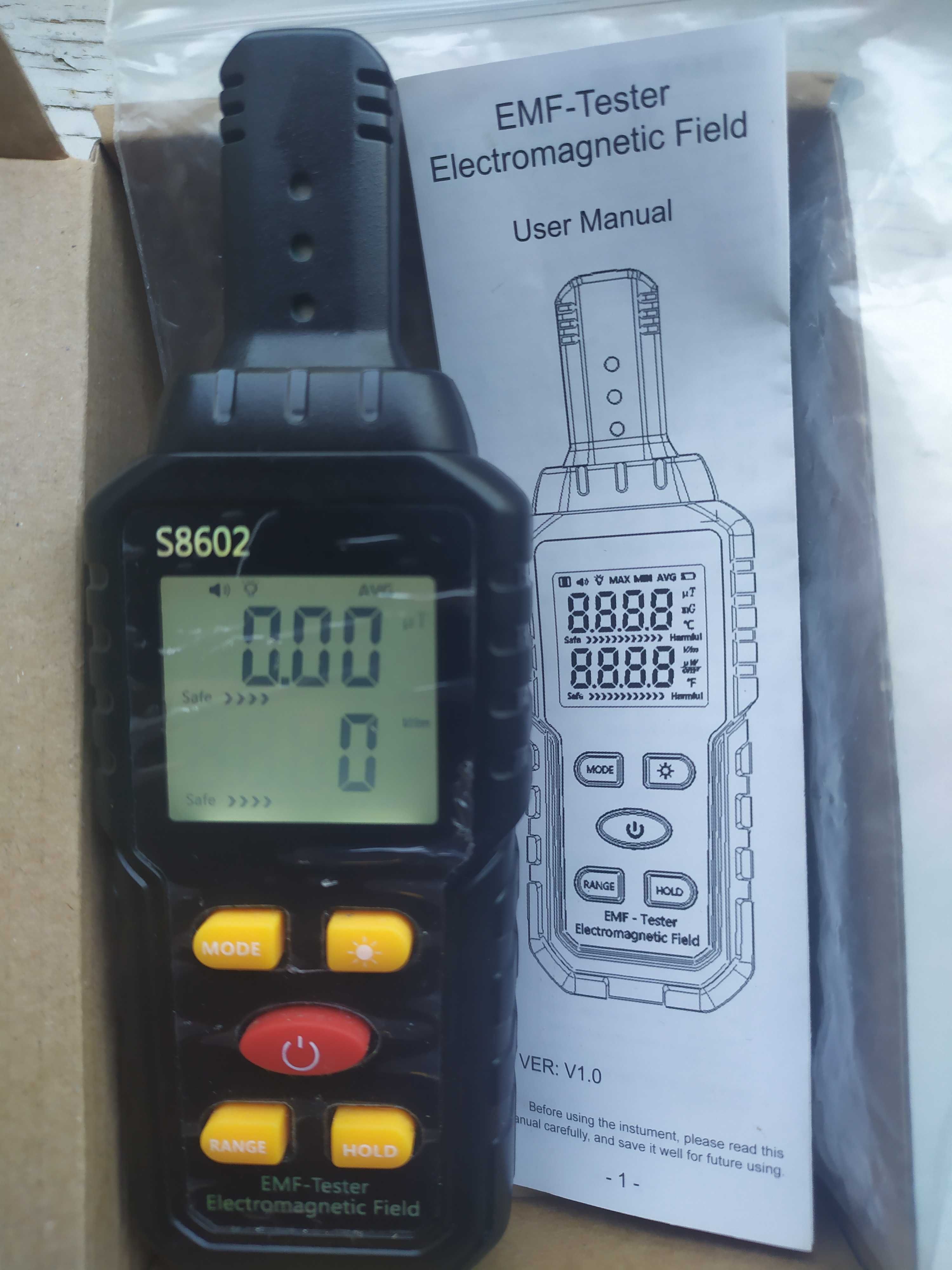 EMF-Tester v1.0 вимірювач електромагнітного поля
