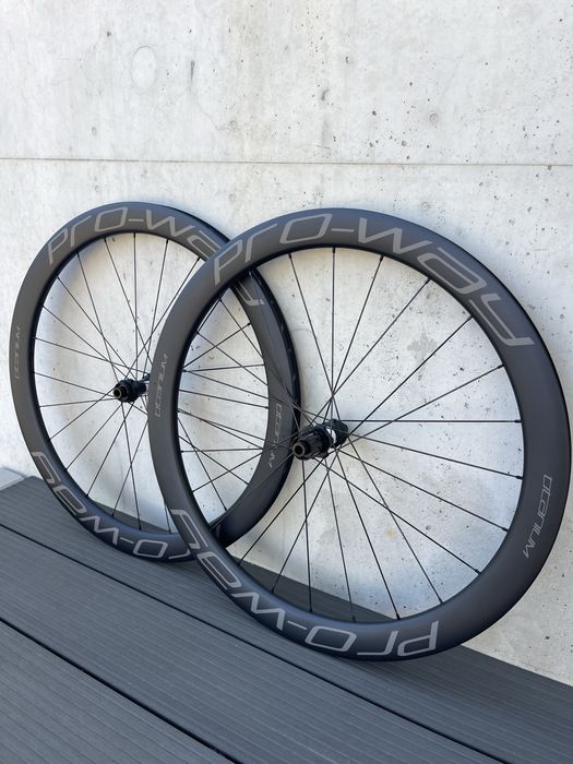 Koła szosowe karbonowe carbon PRO-WAY TITANIUM 50mm GRAY DT SWISS 350!