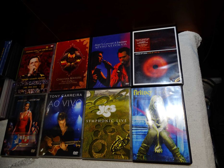 DVDs musicais-4 euros cada