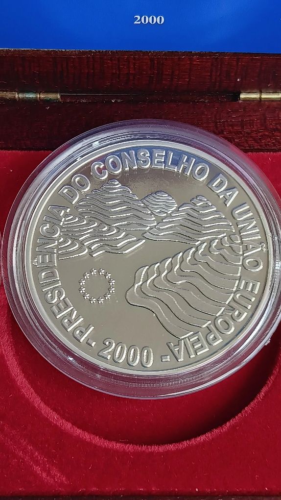 Moeda de 1000 escudos prata prof.