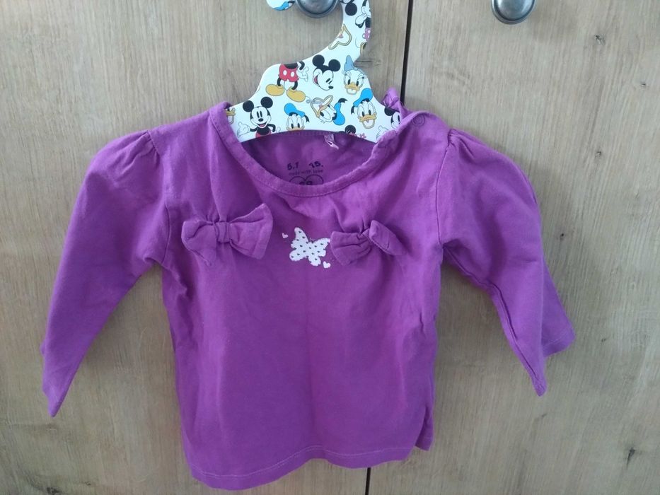 Komplet bluzek długi rękaw 68 5.10.15