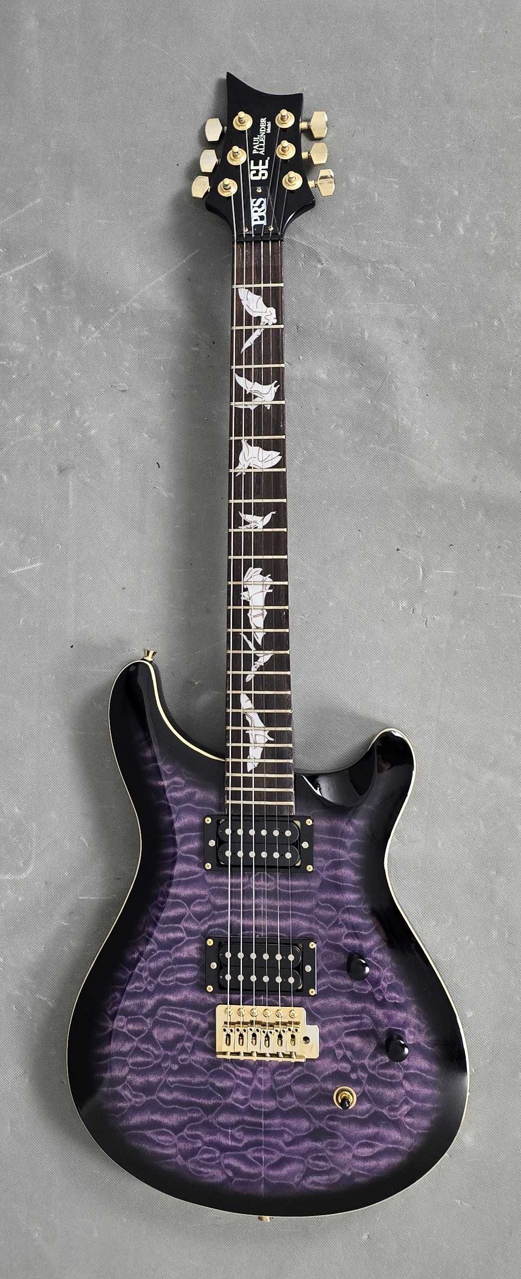 PRS SE Paul Allender Purple Burst Gitara. Chińska Bardzo Dobra Kopia