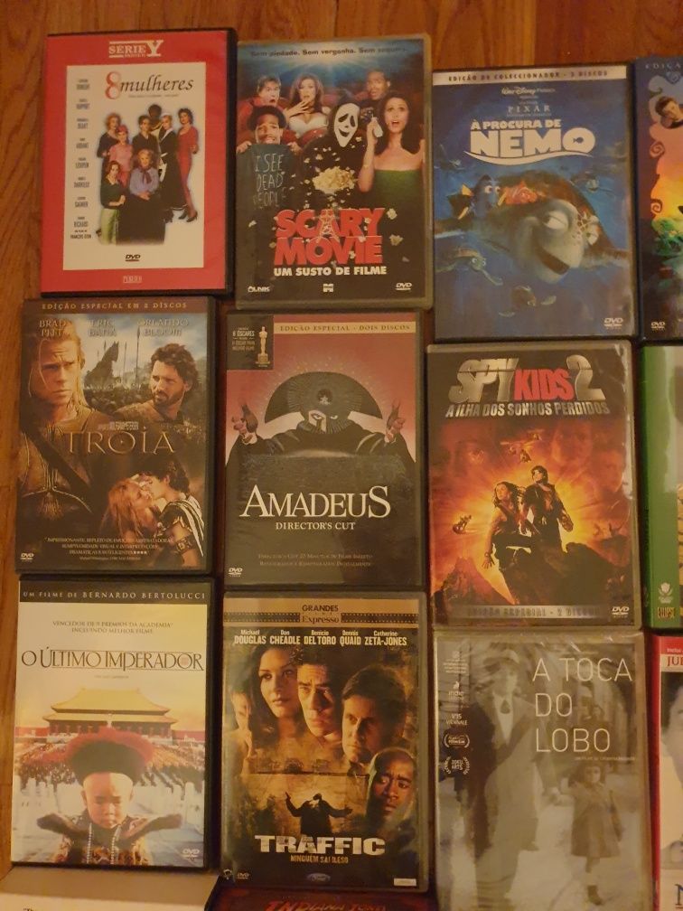 DVDs vários para venda