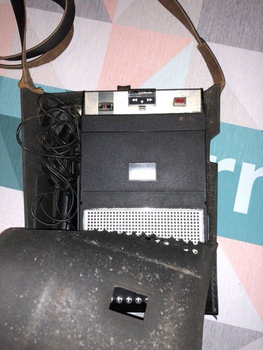 Rádio antigo gravador de voz