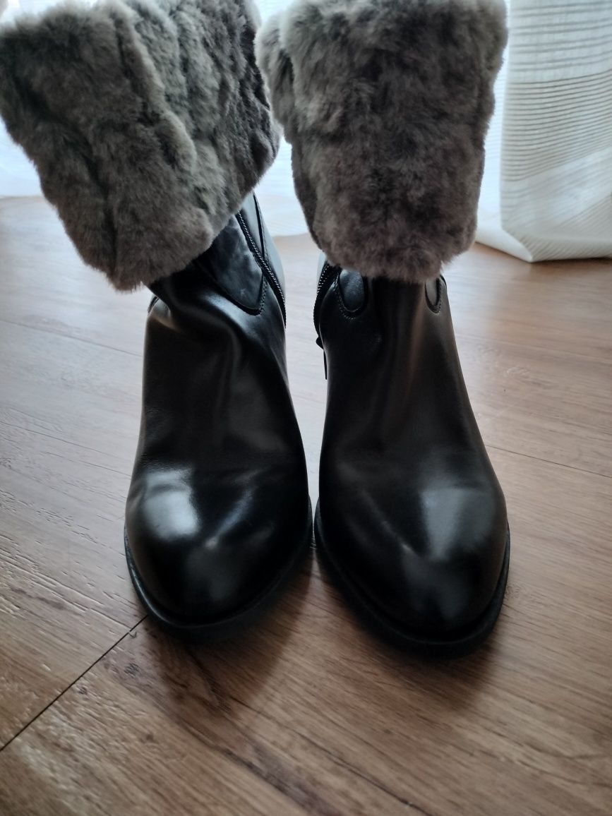 Botas/Botins com pêlo Good Step. Elegantes e versáteis 37 Novos