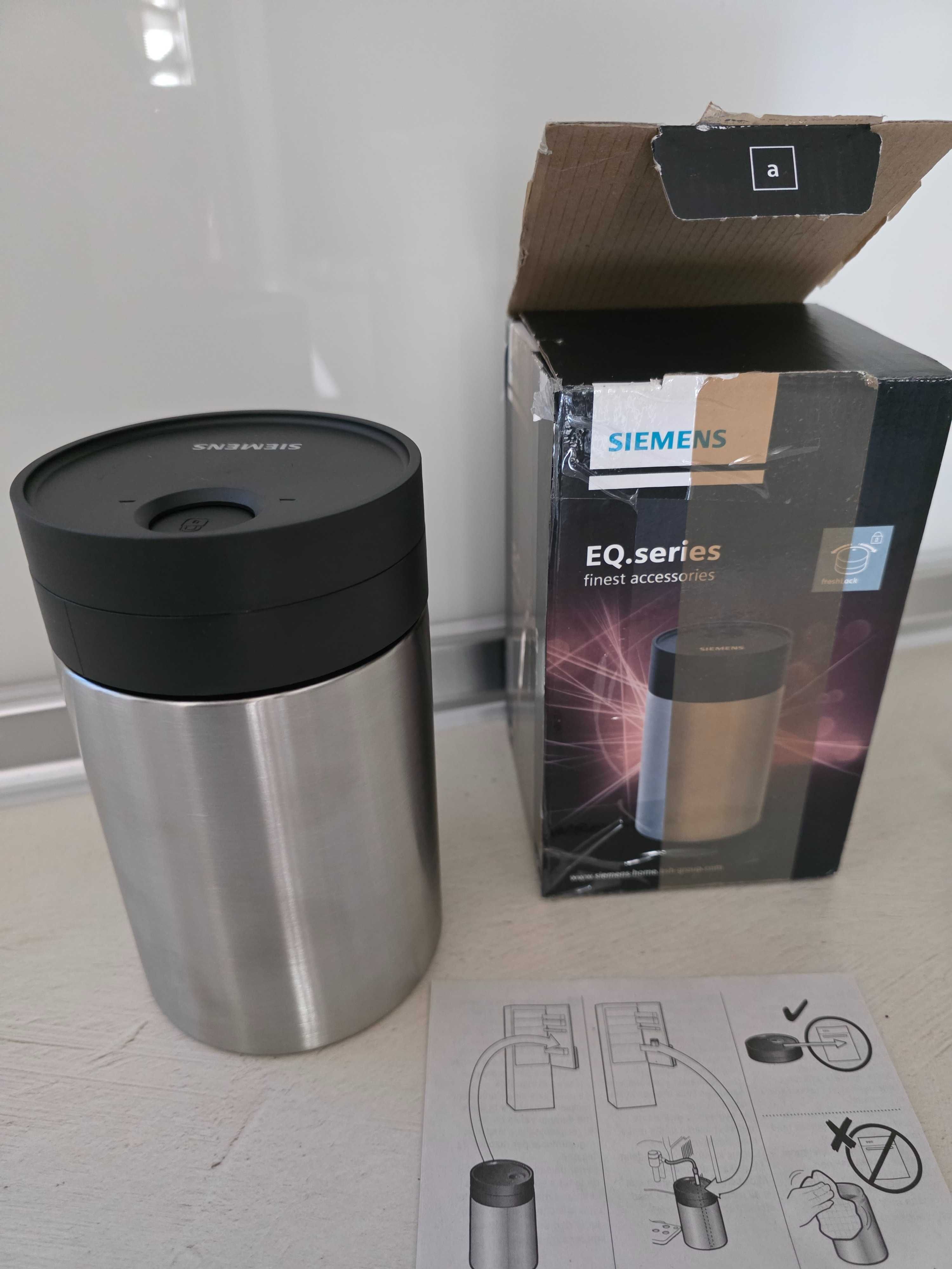 NOWY Oryginalny pojemnik termos na mleko Siemens TZ80009 do ekspresu S