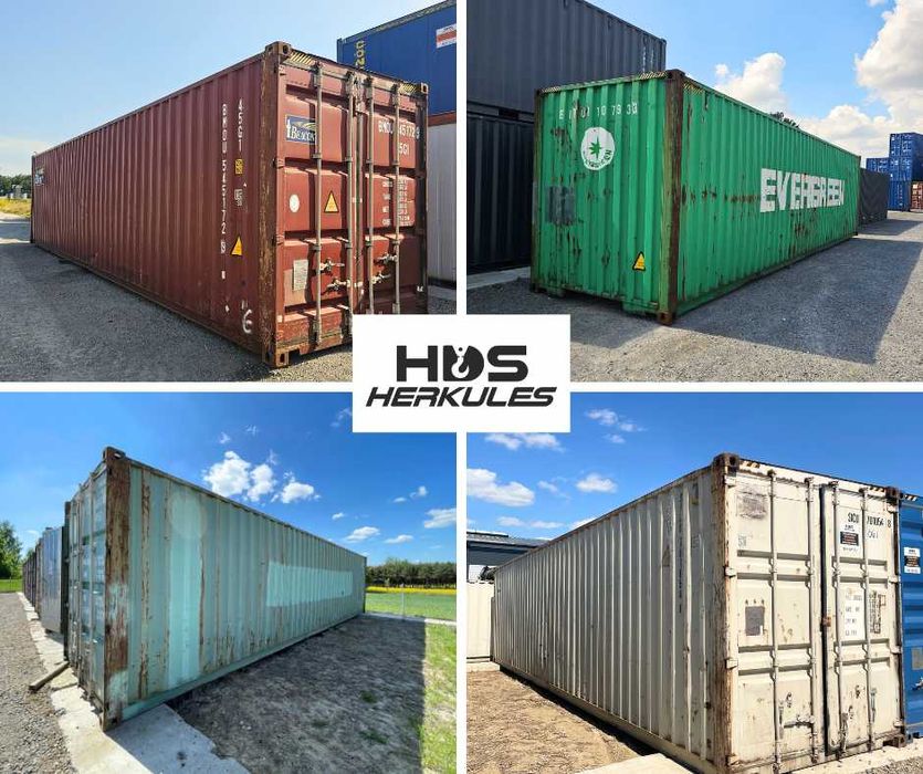 Kontener morski magazynowy, magazyn, budowlany 40HC/20DC transport hds