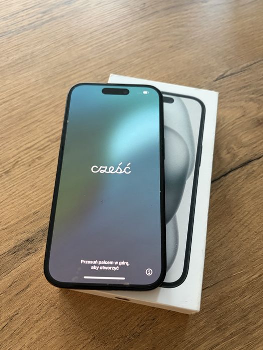 Iphone 15 czarny, zadbany