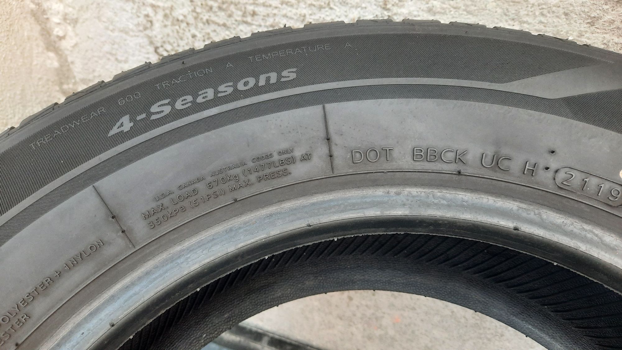 Hankook 205/65 R15 Kinergy 4S wielosezonowe 2019