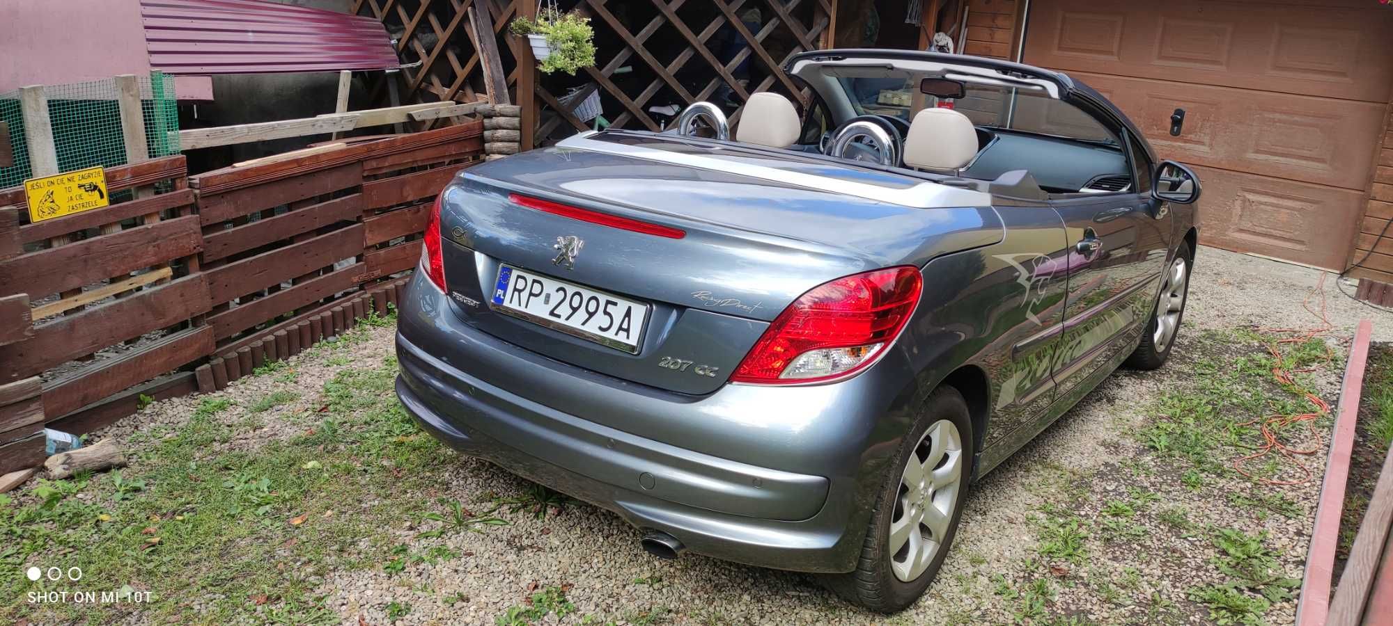 Peugeot 207CC po Lifcie w cabrio,-opłaty do 2026r.