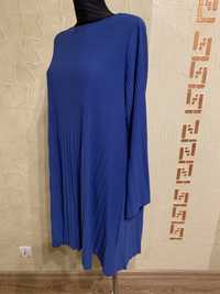 Mohito  niebieska sukienka plisowana M/L