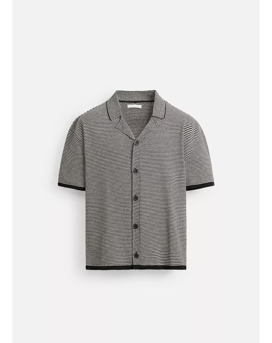 Смугаста трикотажна сорочка ZARA (розмір L, XL)