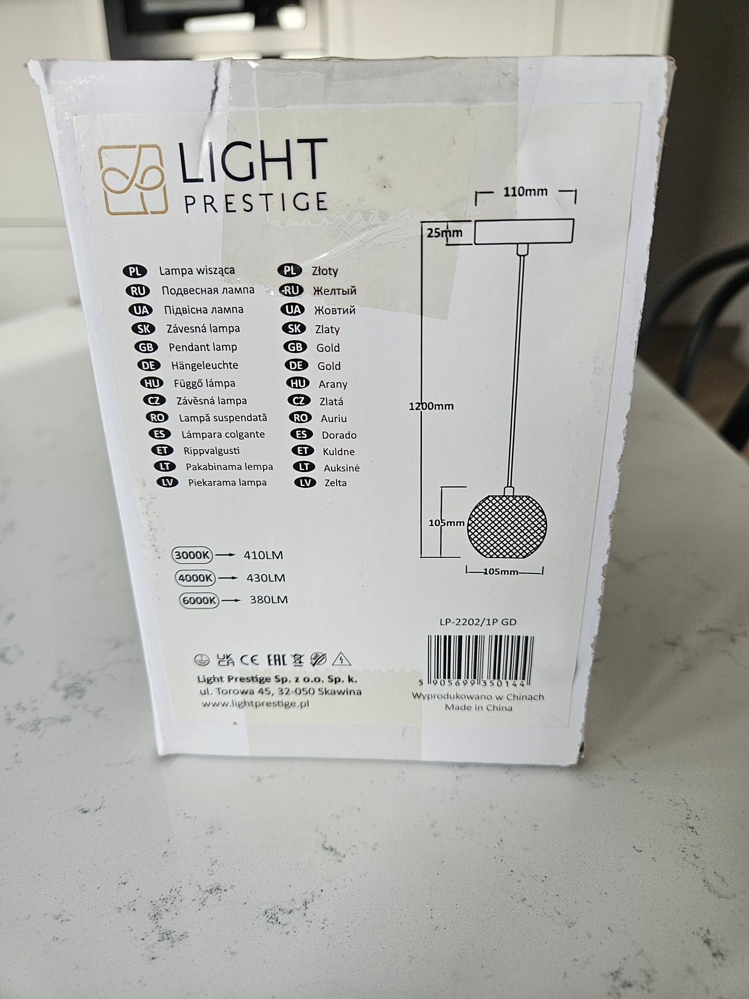 Lampa wisząca diamond led