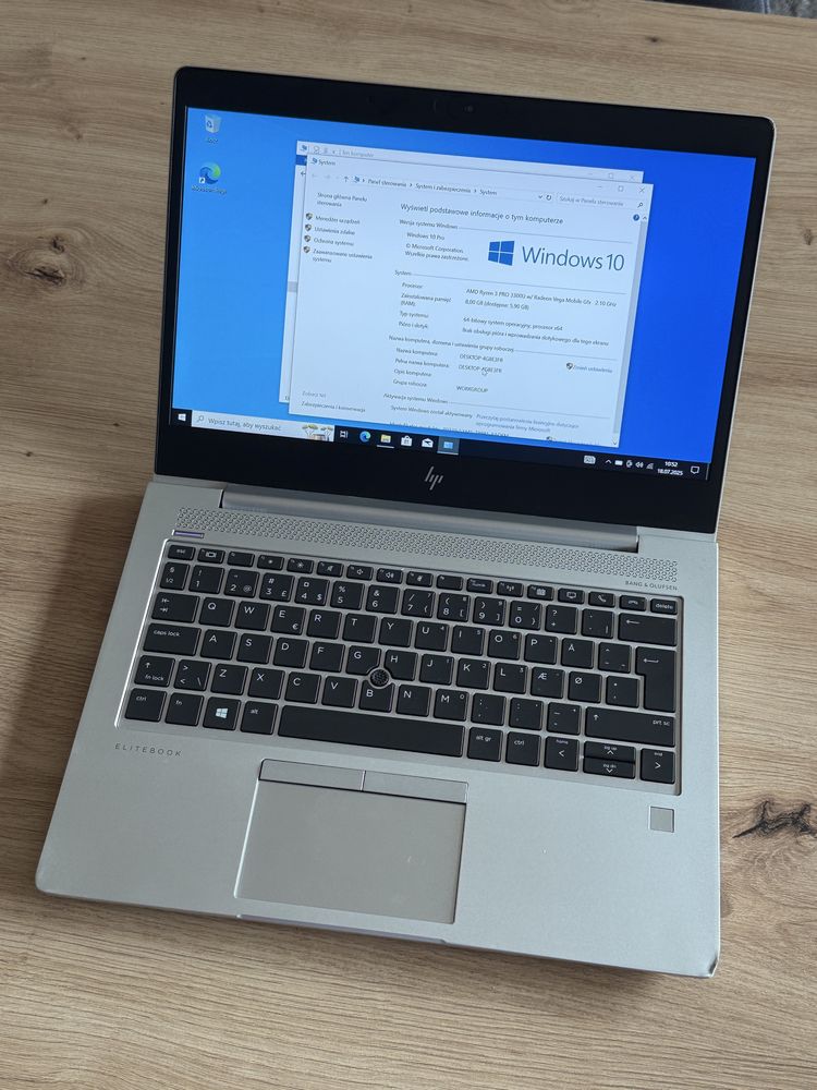 Laptop HP EliteBook 735 G6 Ryzen 3 3300U 8/256GB SSD Win 10/11