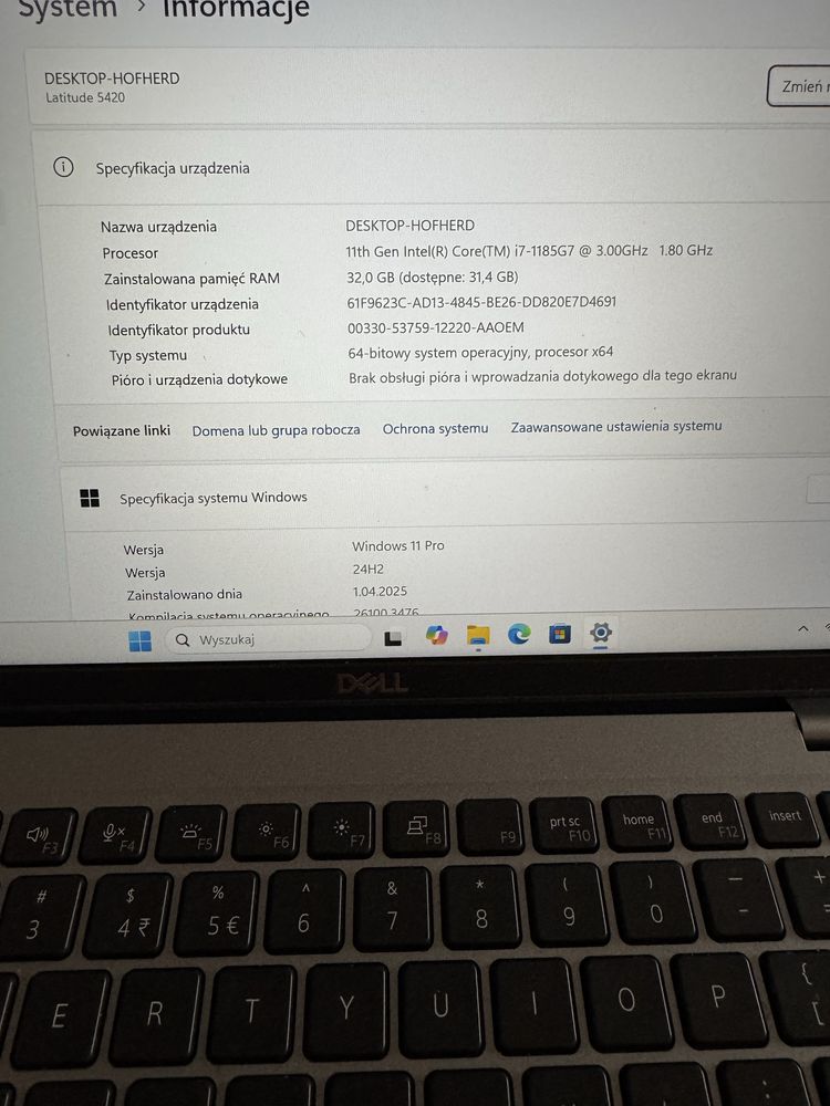 Laptop dell ultrabook inspiron zamiana