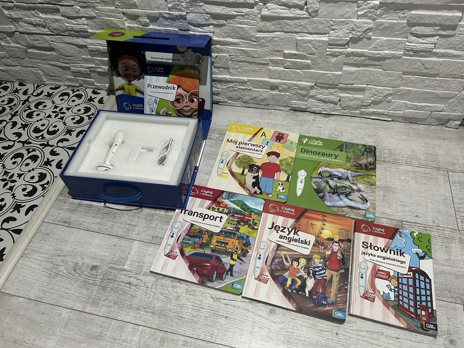 Czytaj z albikiem język angielski zestaw pióro + ksiazki