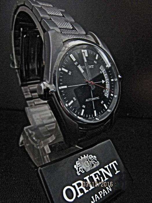 1.Zegar, zegarek męski Orient automatic Japan (czarny)