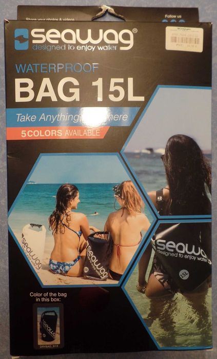 Saco Impermeável SEAWAG 15L Preto B1X (C8)