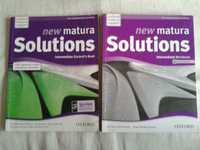 New Matura Solutions Intermediate + workbook+CD CZYSTE