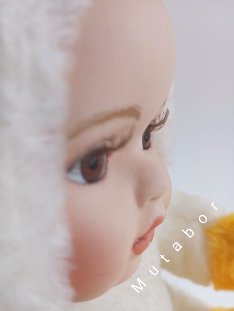 Колекційна Лялька Кукла зубки порцелянове личко 25 см вінтаж