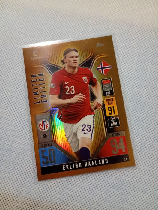 Carta Topps Limited Edition Erling Haaland