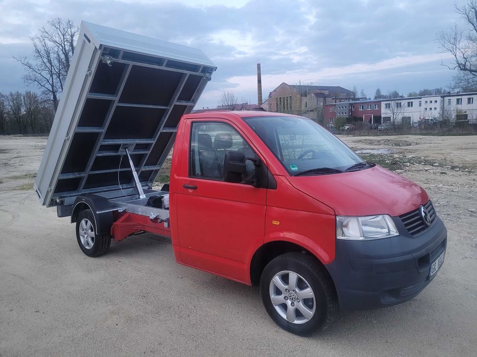 VW T5 MAXI skrzynia 2.5TDI klima NOWA wywrotka 3 stronna z NIEMIEC