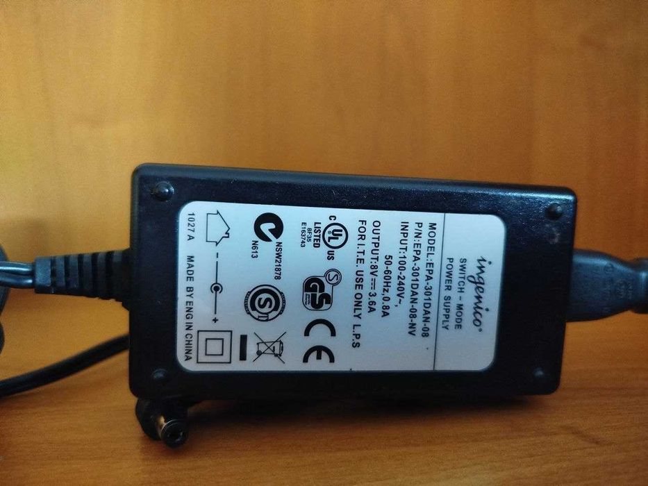 Блок питания  8V 3.6 Ампер (28 Ват)