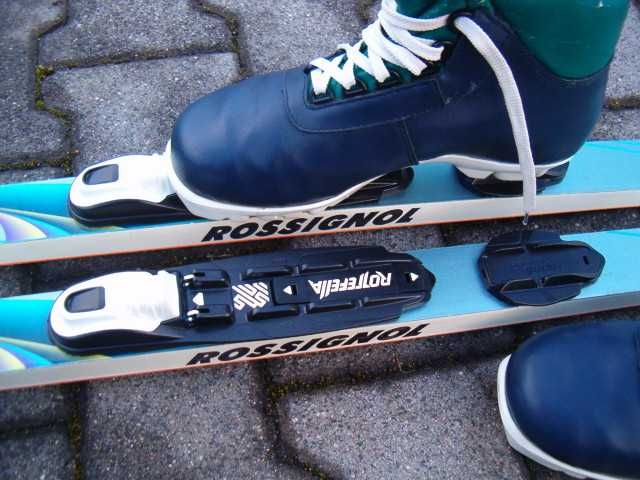 Super komplet narty biegowe Rossignol 190+ buty 38