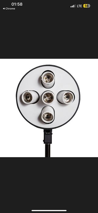 Софтбокс 60х90см.Prolighting (на 5 ламп Е27, + Стійка 2.2м)