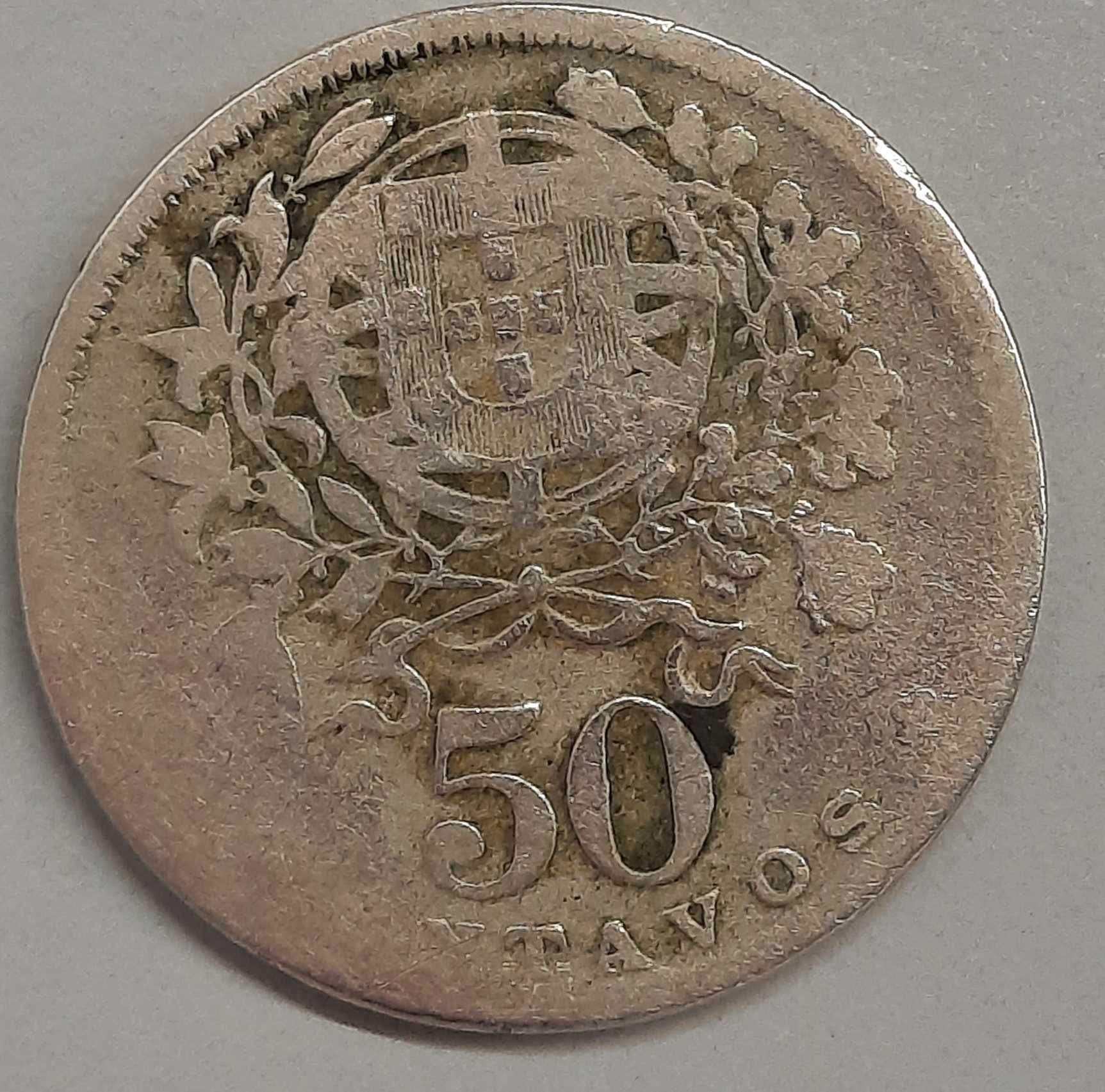 Moedas 50 centavos da República Portuguesa