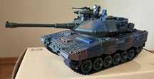 Czołg Zdalnie Sterowany LEOPARD RC 45 CM z dymem, strzela kulkami