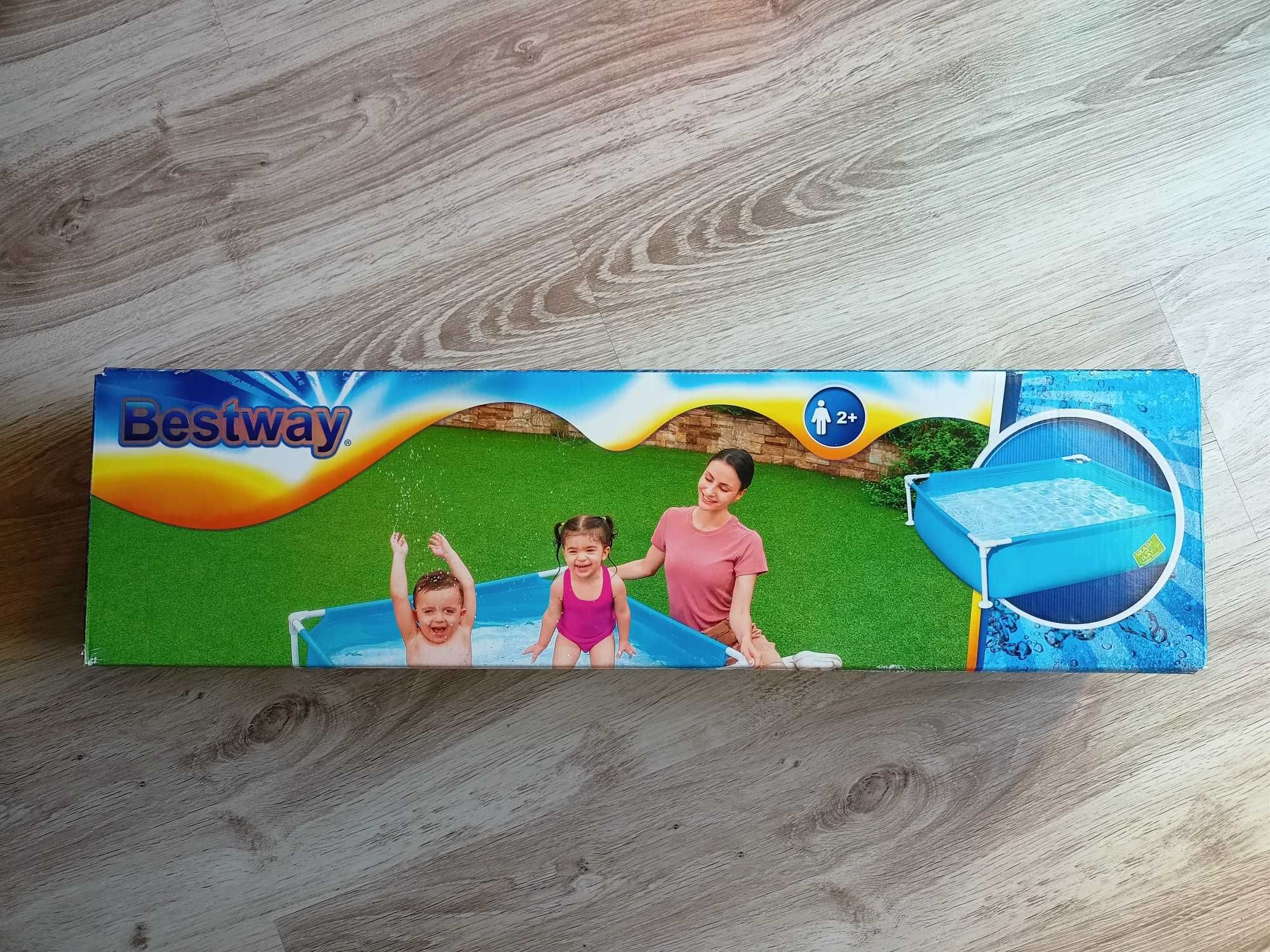 NOWY Basen stelażowy ogrodowy dla dzieci 122x30cm BESTWAY 56217