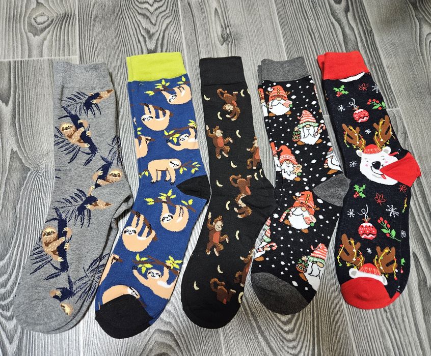 Носки мужские/женские, новогодние  39-46 размер