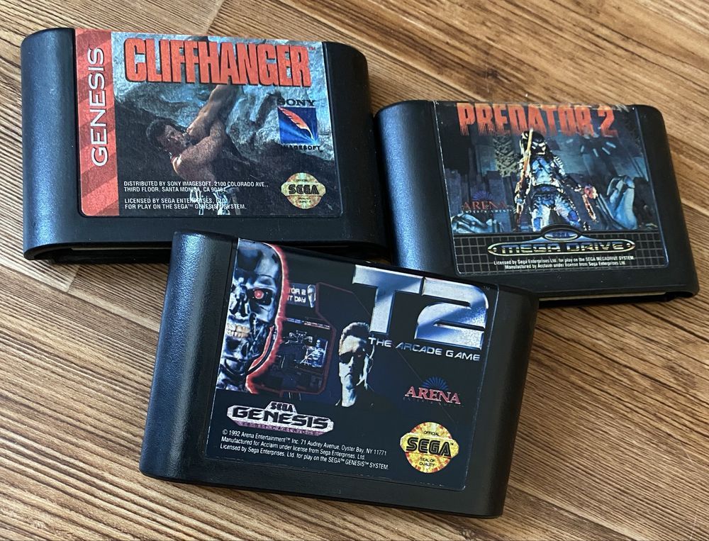 Sega Mega Drive (Genesis): Earthworm Jim, Aladdin, Terminator, Rage