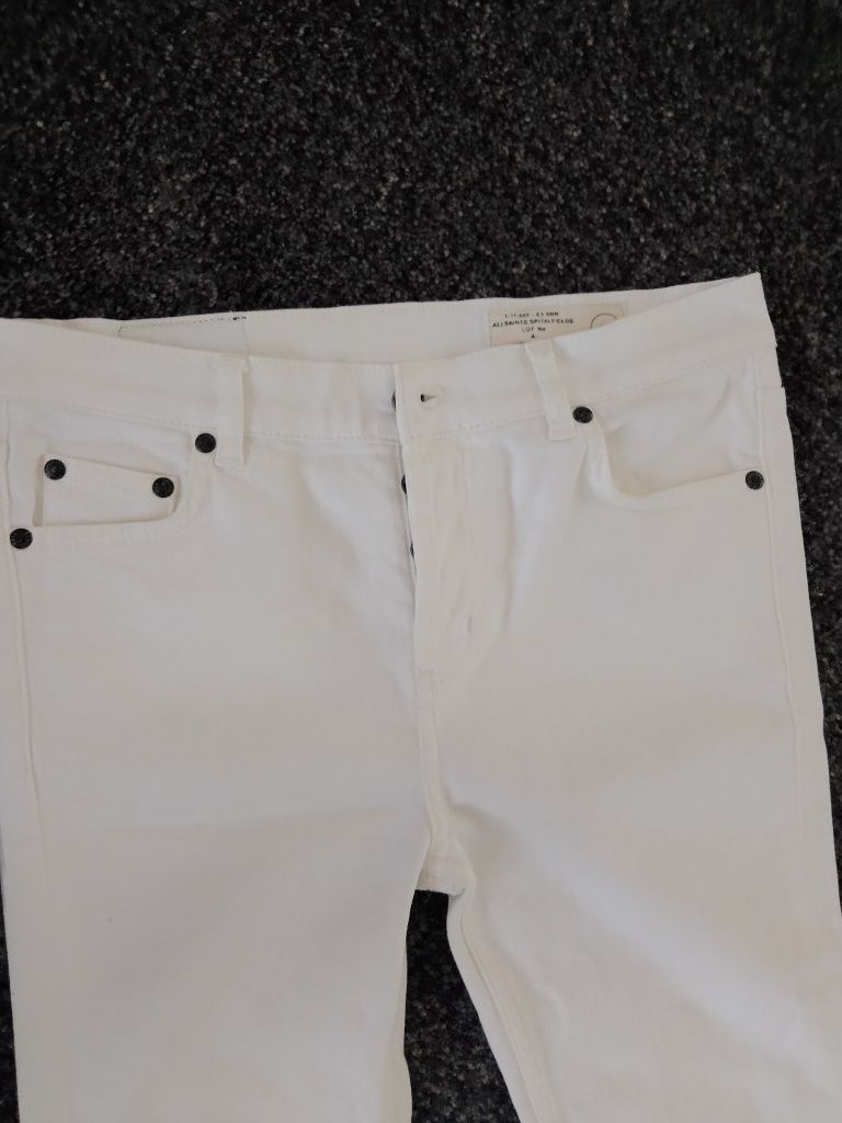 Spodnie białe damskie rozmiar 30 Allsaints