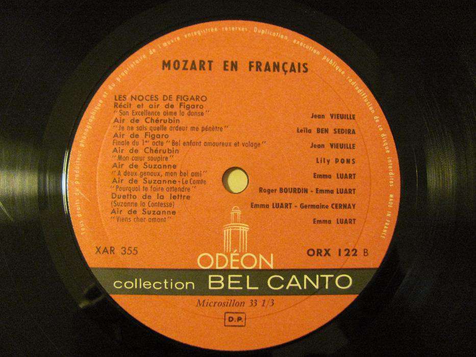 LP Vinil - MOZART Chanté en Français de Guy Dumazert