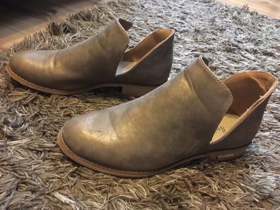 Buty rozm 38 wiosna zlote