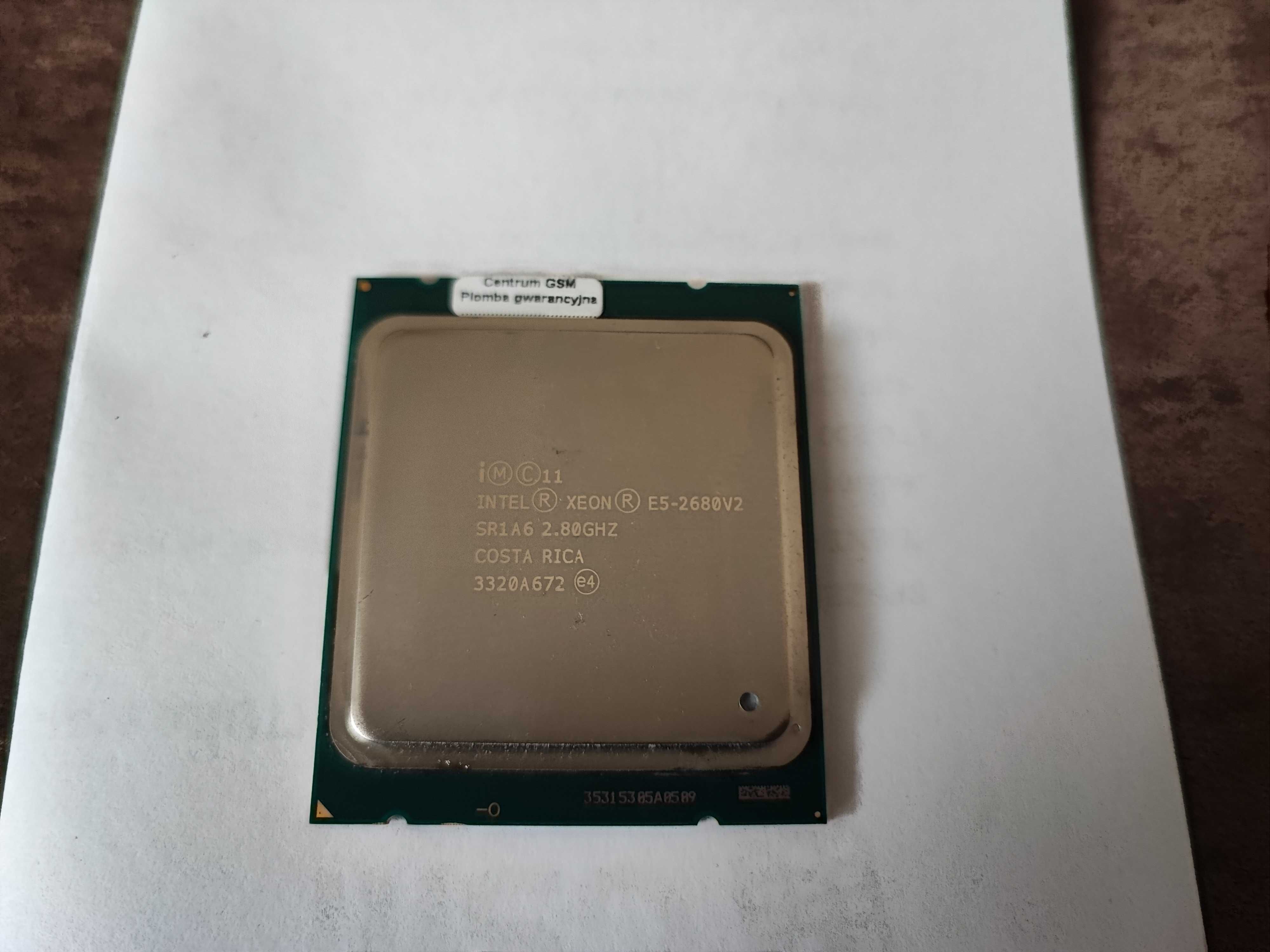 Intel Xeon E5-2680v2 10 x 2,8-3,6 GHz socket 2011