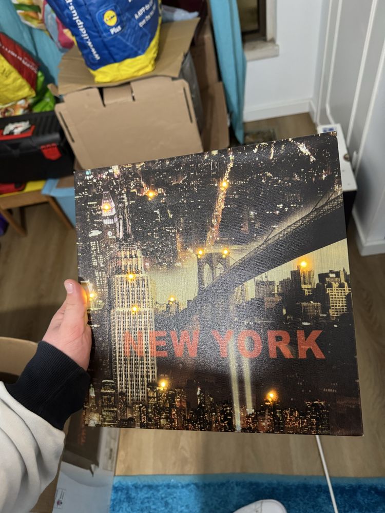 Quadro New York com Luz