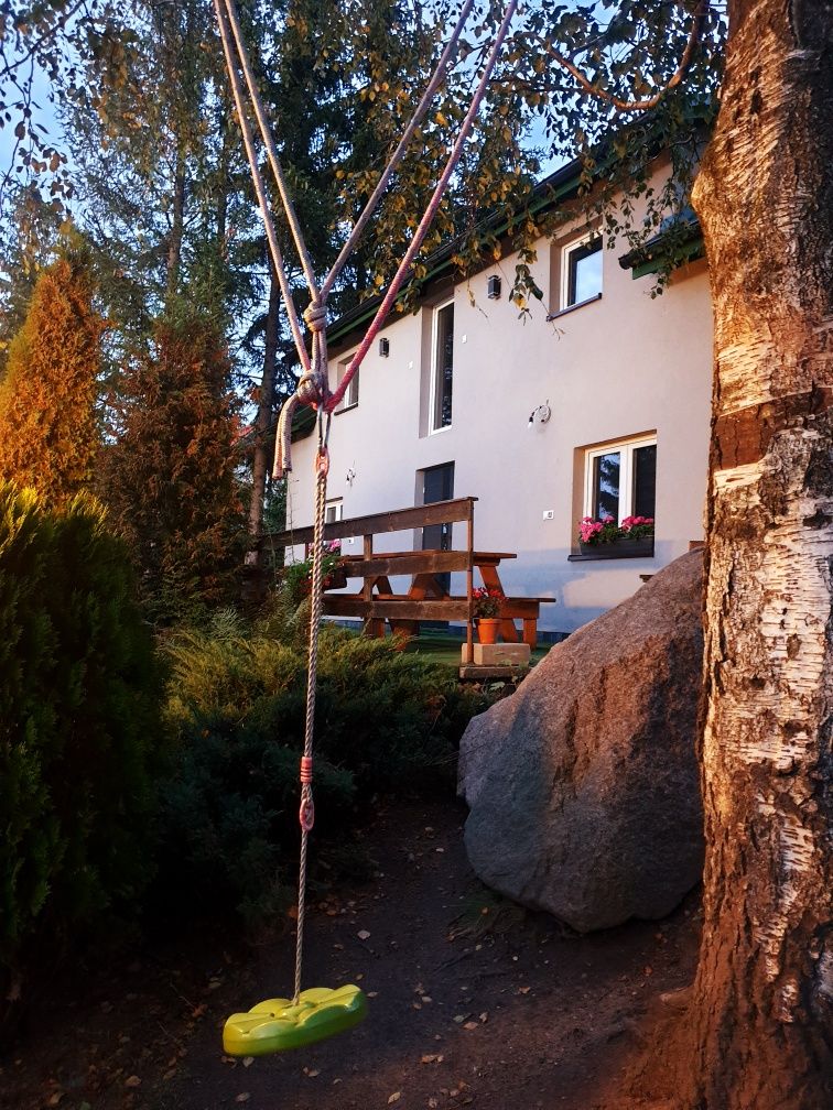 Wolne 12os jezioro Sauna 3 sypialnie domek bania z jacuzzi