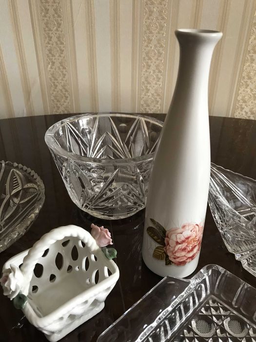 Салатницы хрустальные