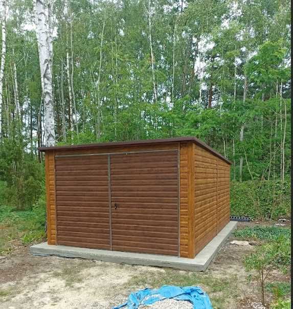 Garaż blaszany 3,5x5, solidna konstrukcja, raty