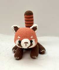 Panda vermelho amigurumi