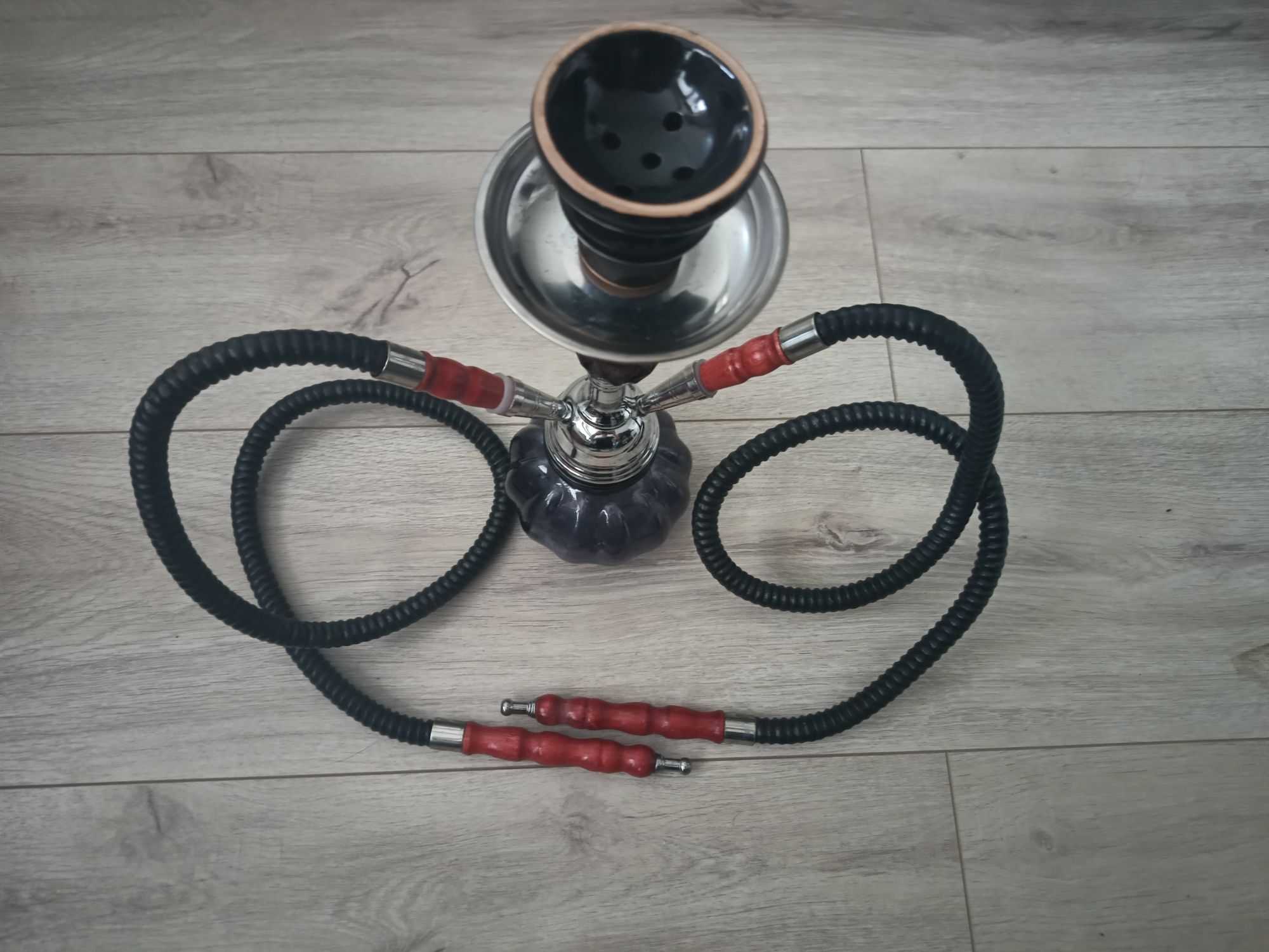 Fajka wodna shisha bez tytoniu i węgielków