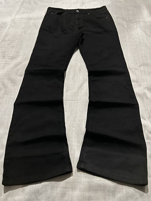 Balenciaga Черные Клеш Джинсы flared bootcut opium rap sk8