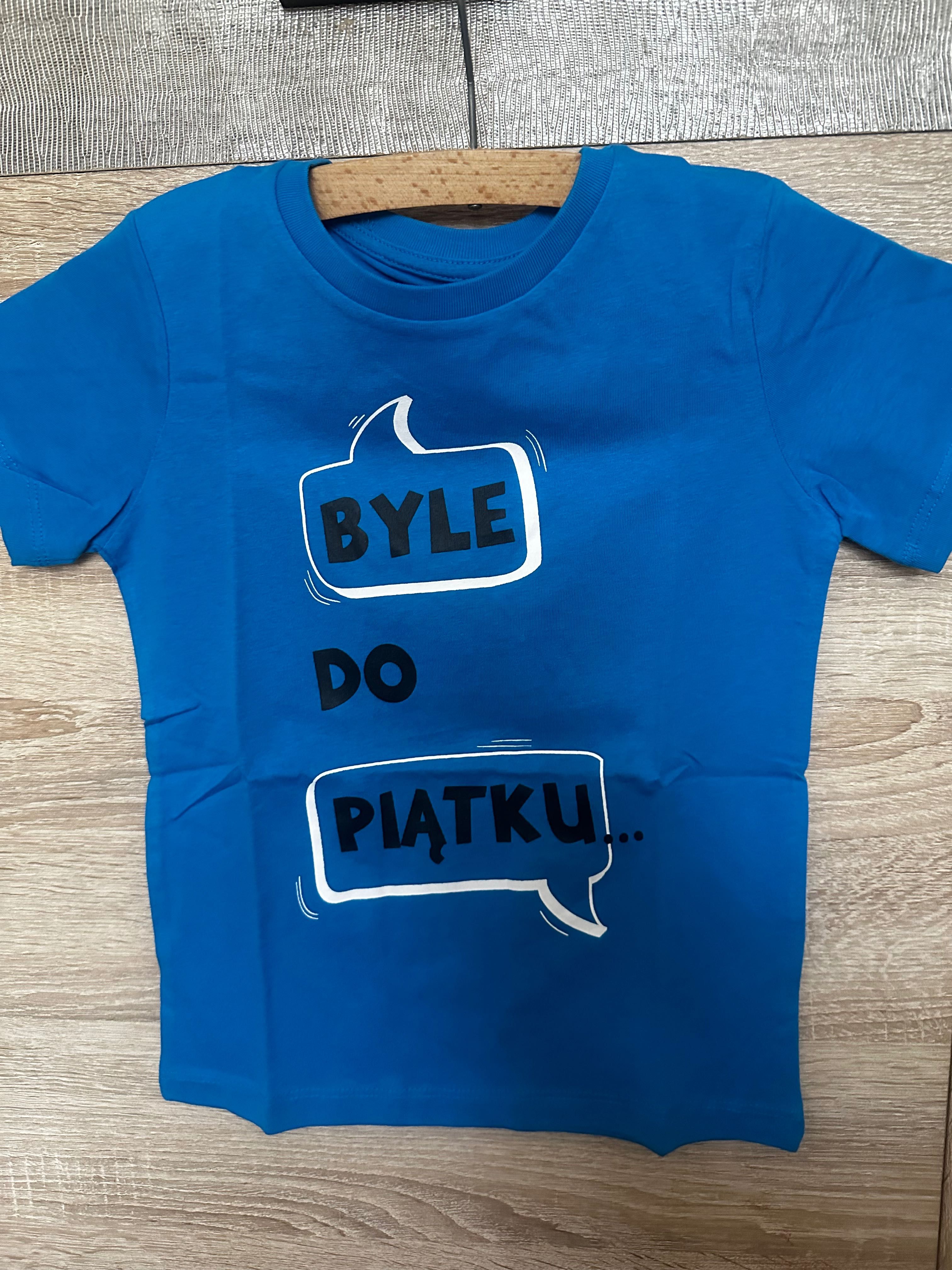 T-shirt chłopięcy rozmiar 110 ze Smyka